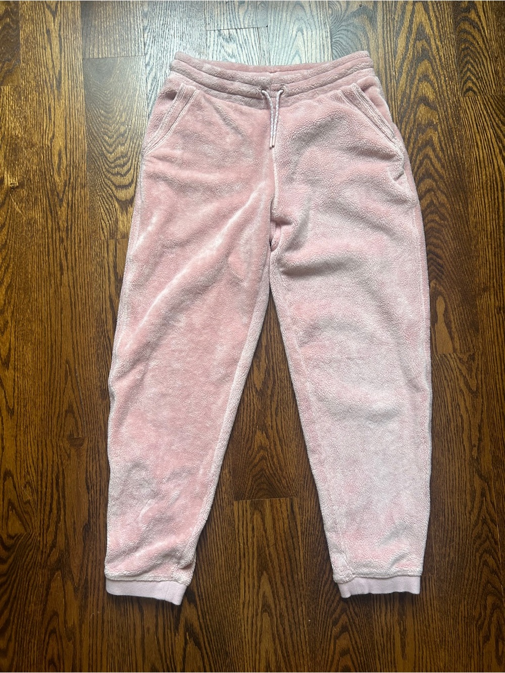 Athleta Plush Pink Girls' Jogger Sweatpants - Sz L/12